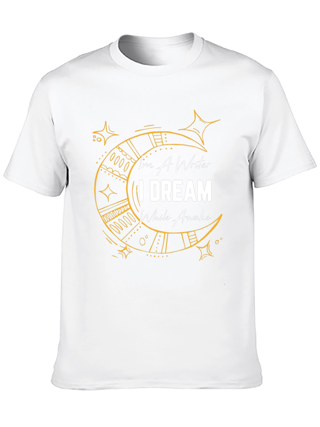 Writer Dreamer Graphic Tee - Stylish Black T-Shirt