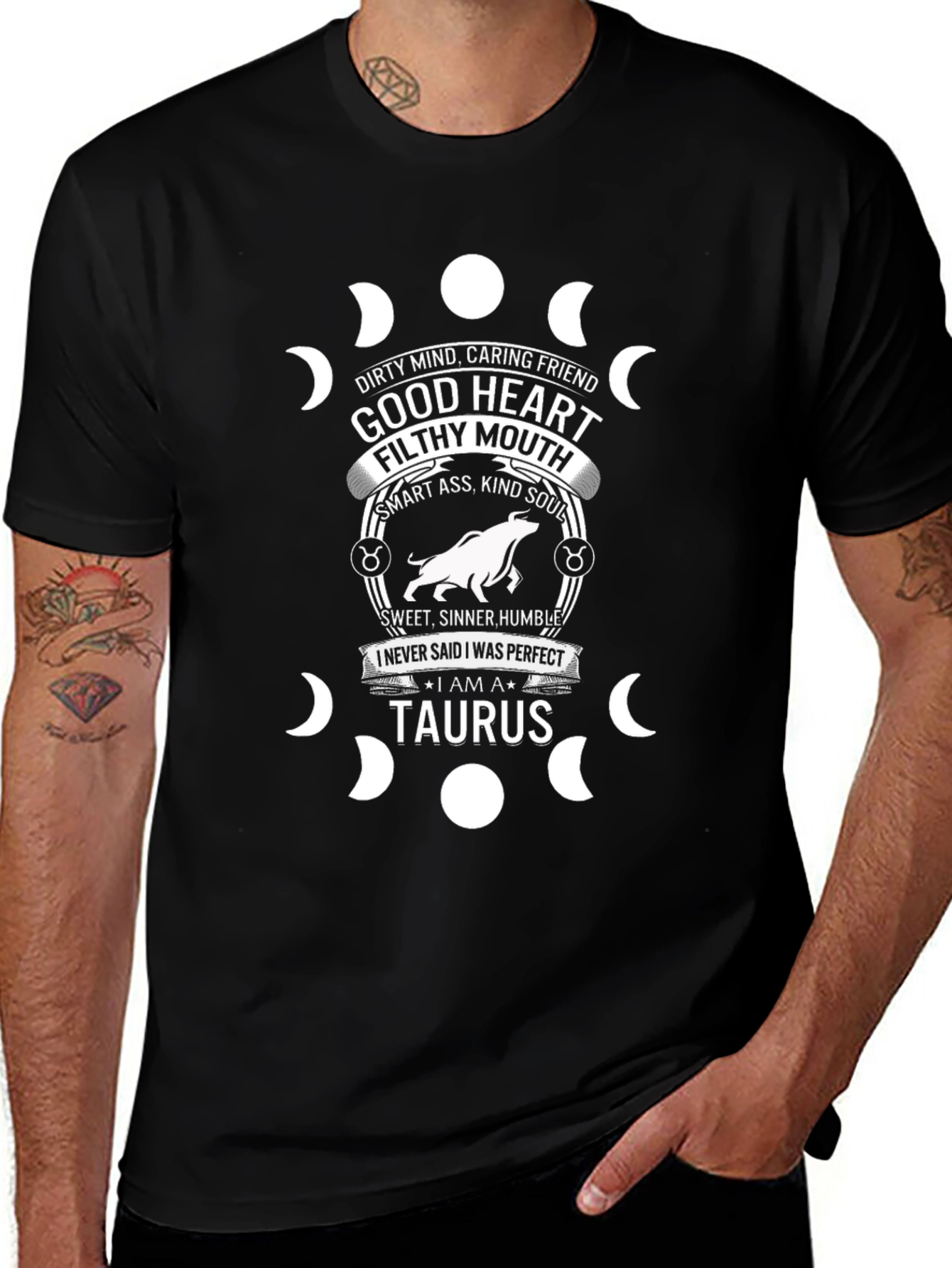 Taurus Zodiac Sign Graphic T-Shirt