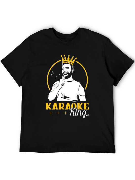Karaoke King Graphic T-Shirt - Musician Tee