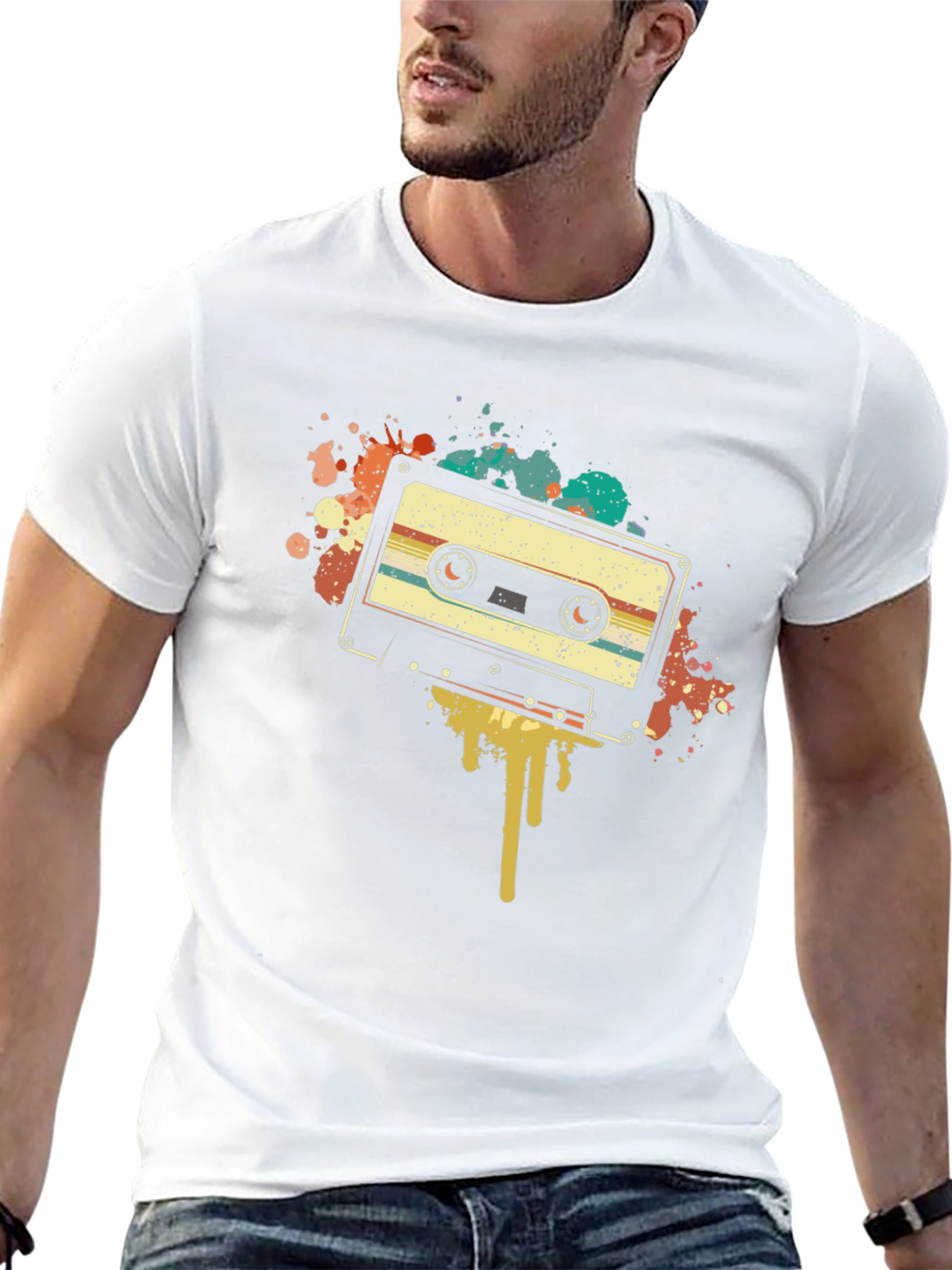 Retro Cassette Tape Graphic Tee