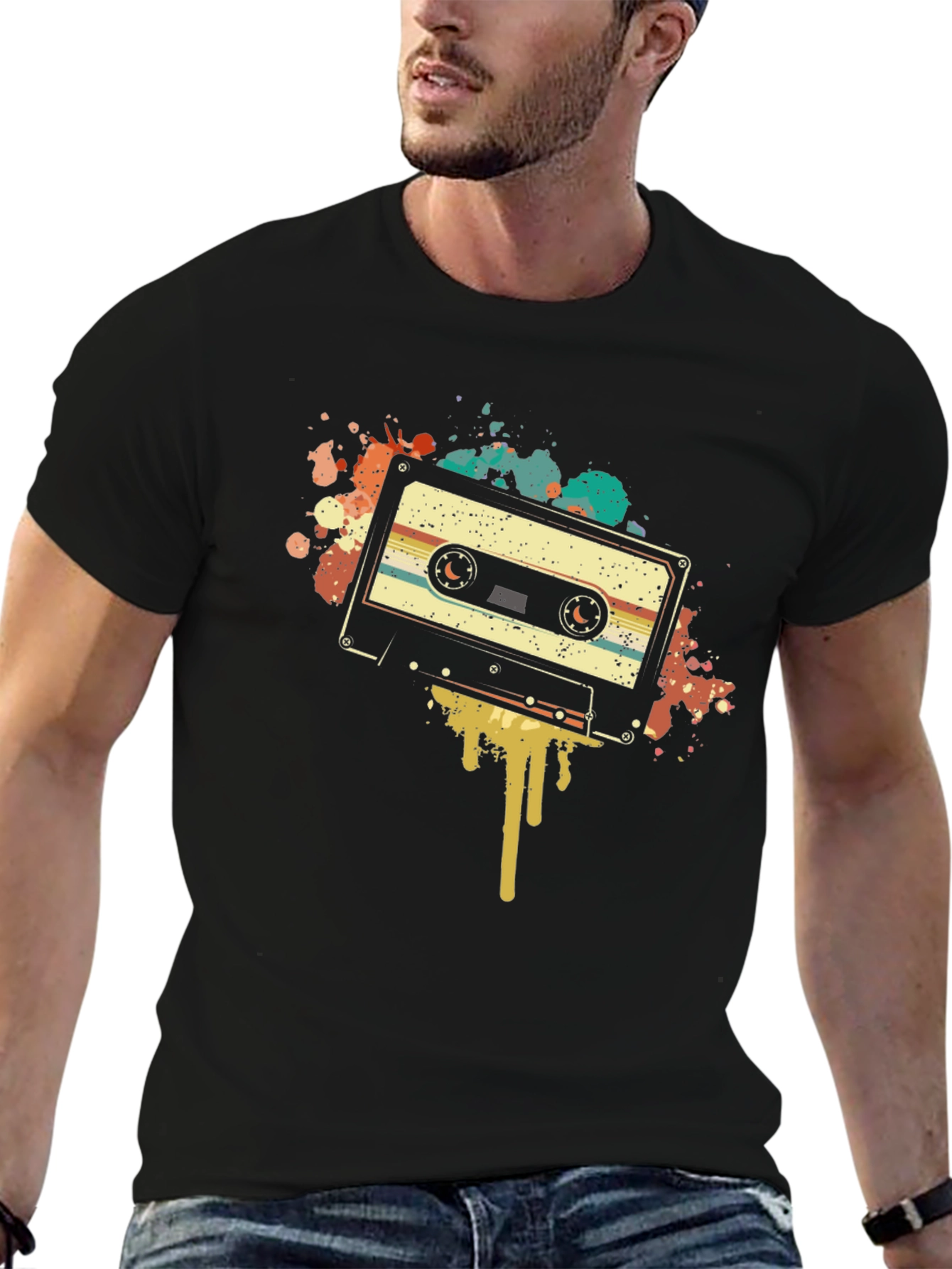 Retro Cassette Tape Graphic Tee