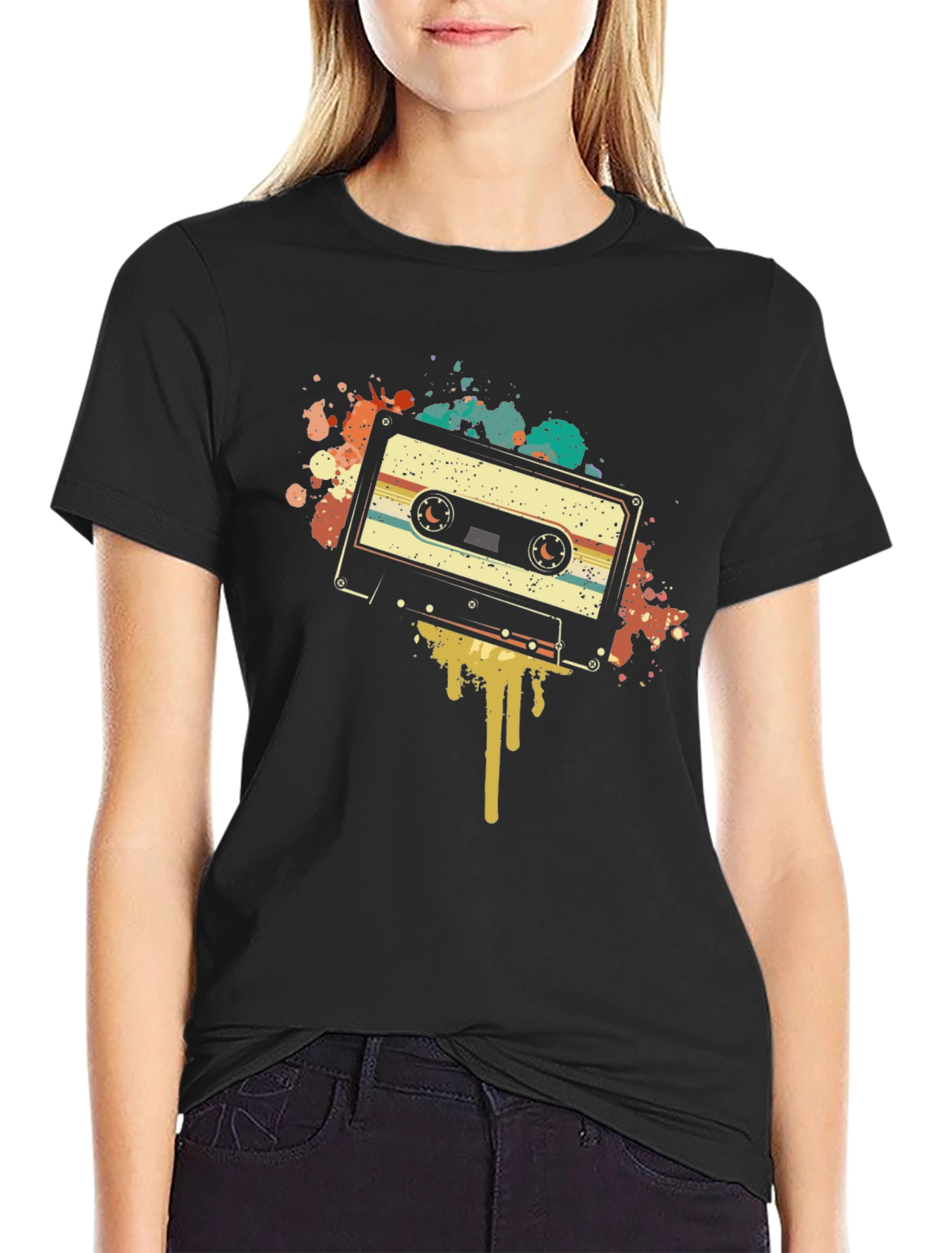 Retro Cassette Tape Graphic Tee
