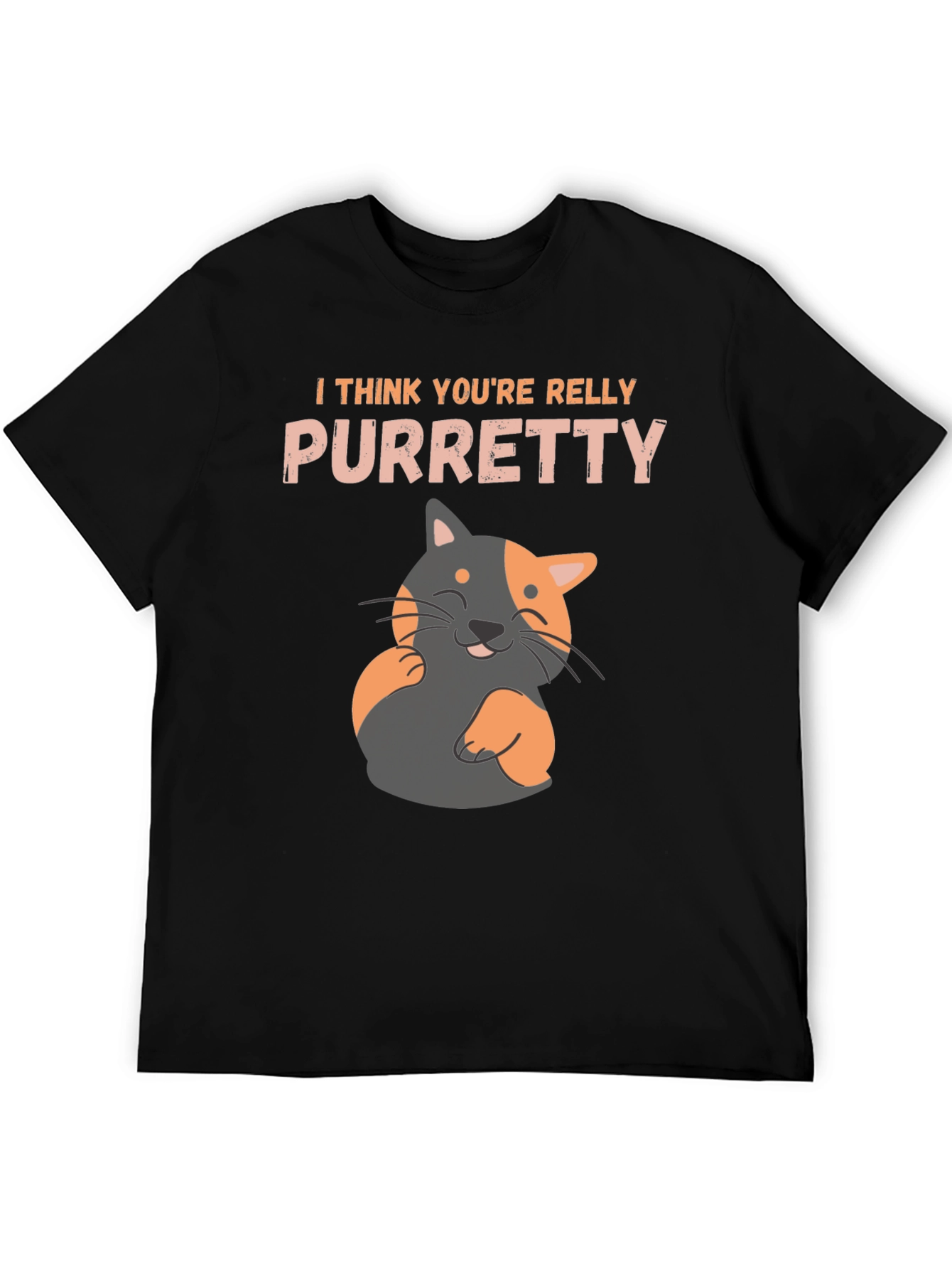 Purretty Cat T-Shirt - Funny Cat Lover Tee