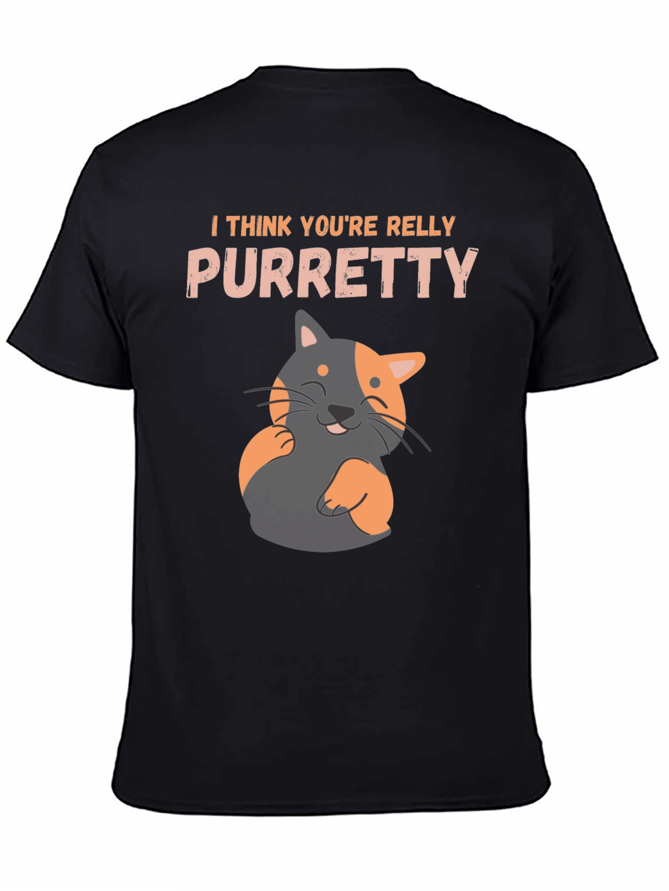 Purretty Cat T-Shirt - Funny Cat Lover Tee