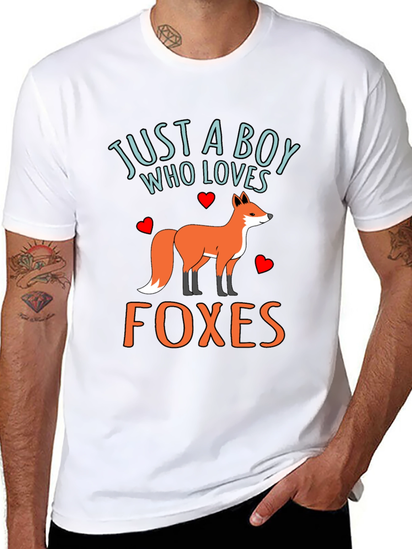 Just a Boy Who Loves Foxes T-Shirt