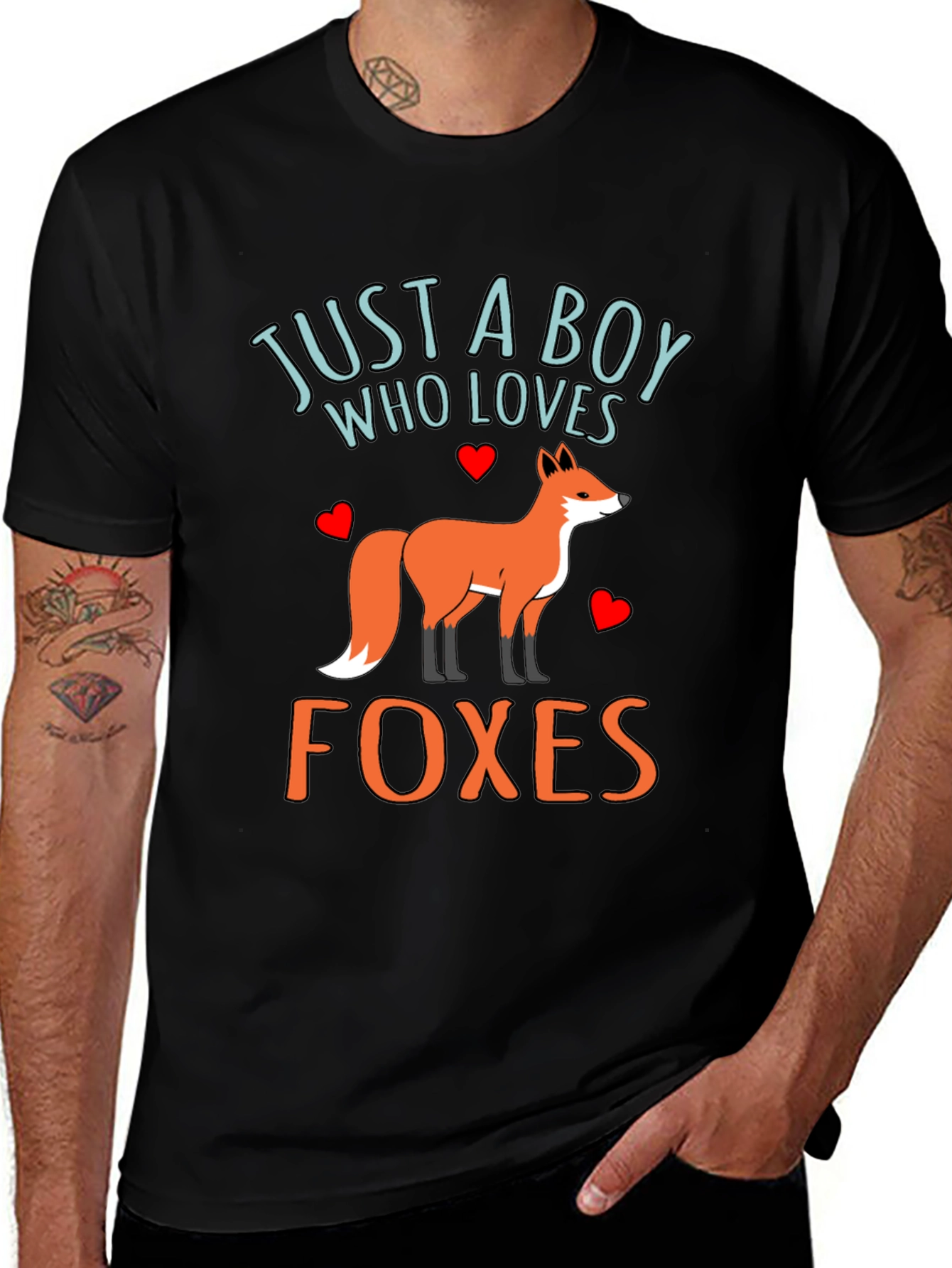 Just a Boy Who Loves Foxes T-Shirt