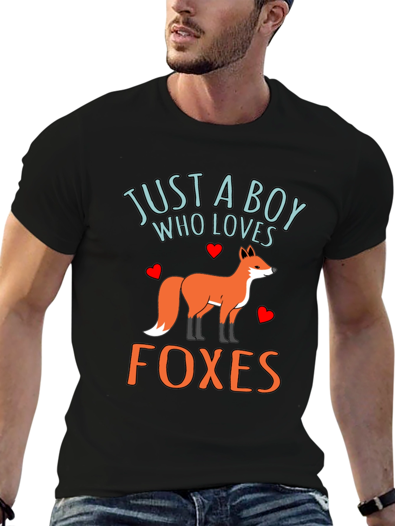 Just a Boy Who Loves Foxes T-Shirt
