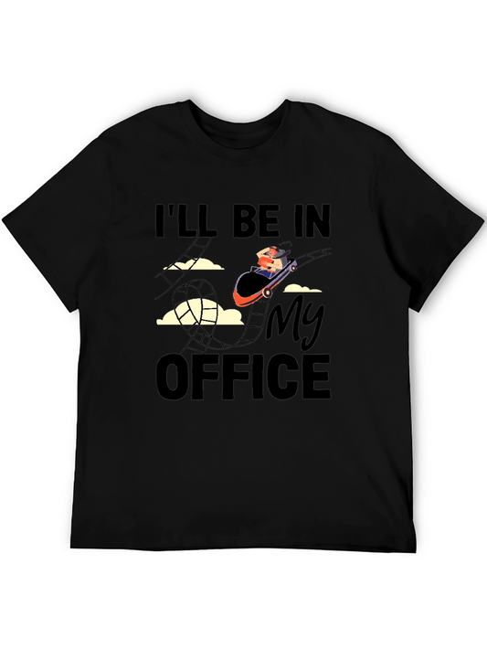Roller Coaster Office T-Shirt - Thrill Ride Work Tee