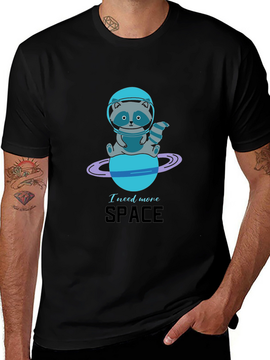 Space Raccoon Graphic Tee - I Need More Space
