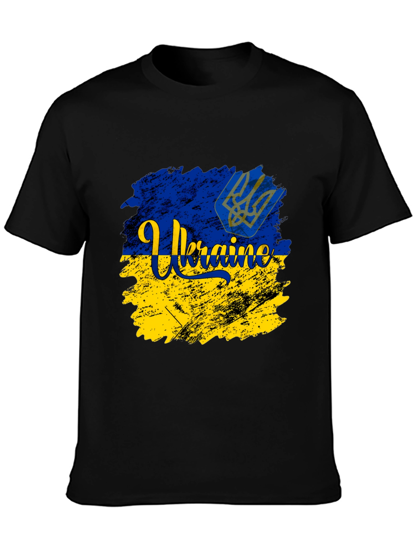 Ukraine Flag Graphic Tee - Support Ukraine