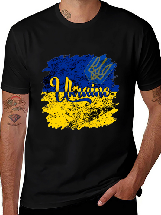 Ukraine Flag Graphic Tee - Support Ukraine
