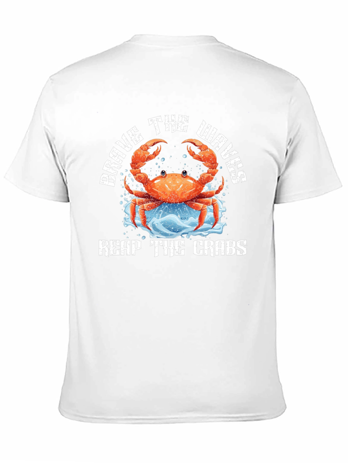 Brave The Waves Crab Graphic Tee