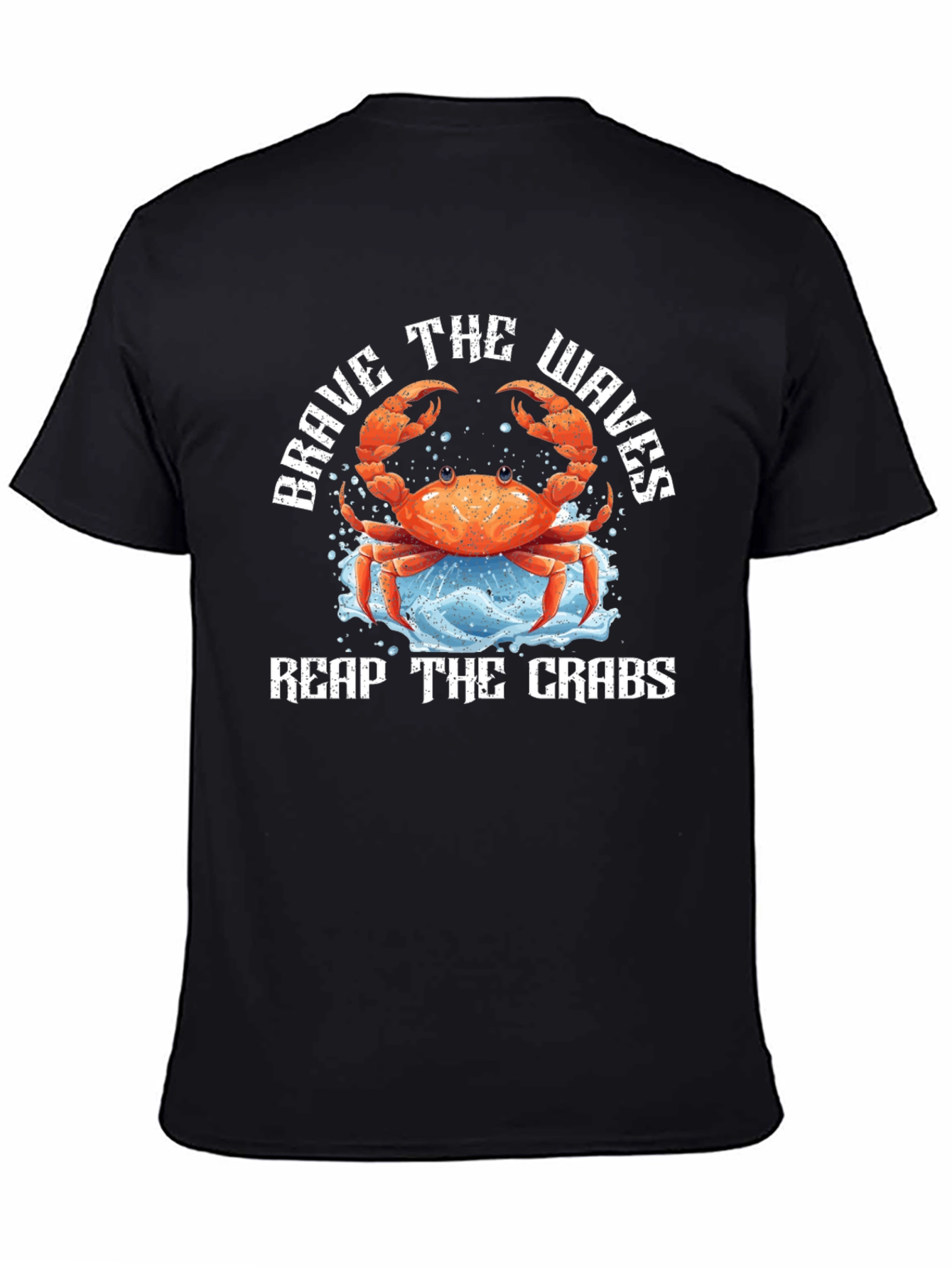 Brave The Waves Crab Graphic Tee