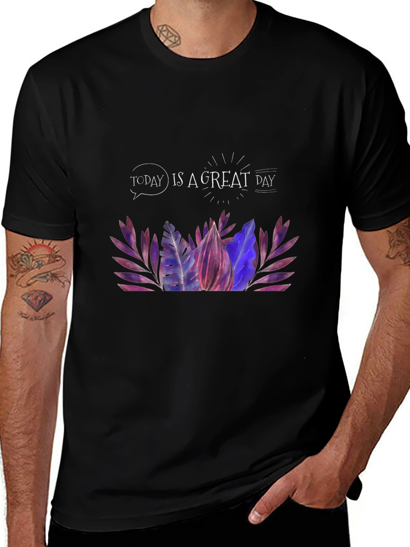 Inspirational Graphic Tee - Today Is A Great Day