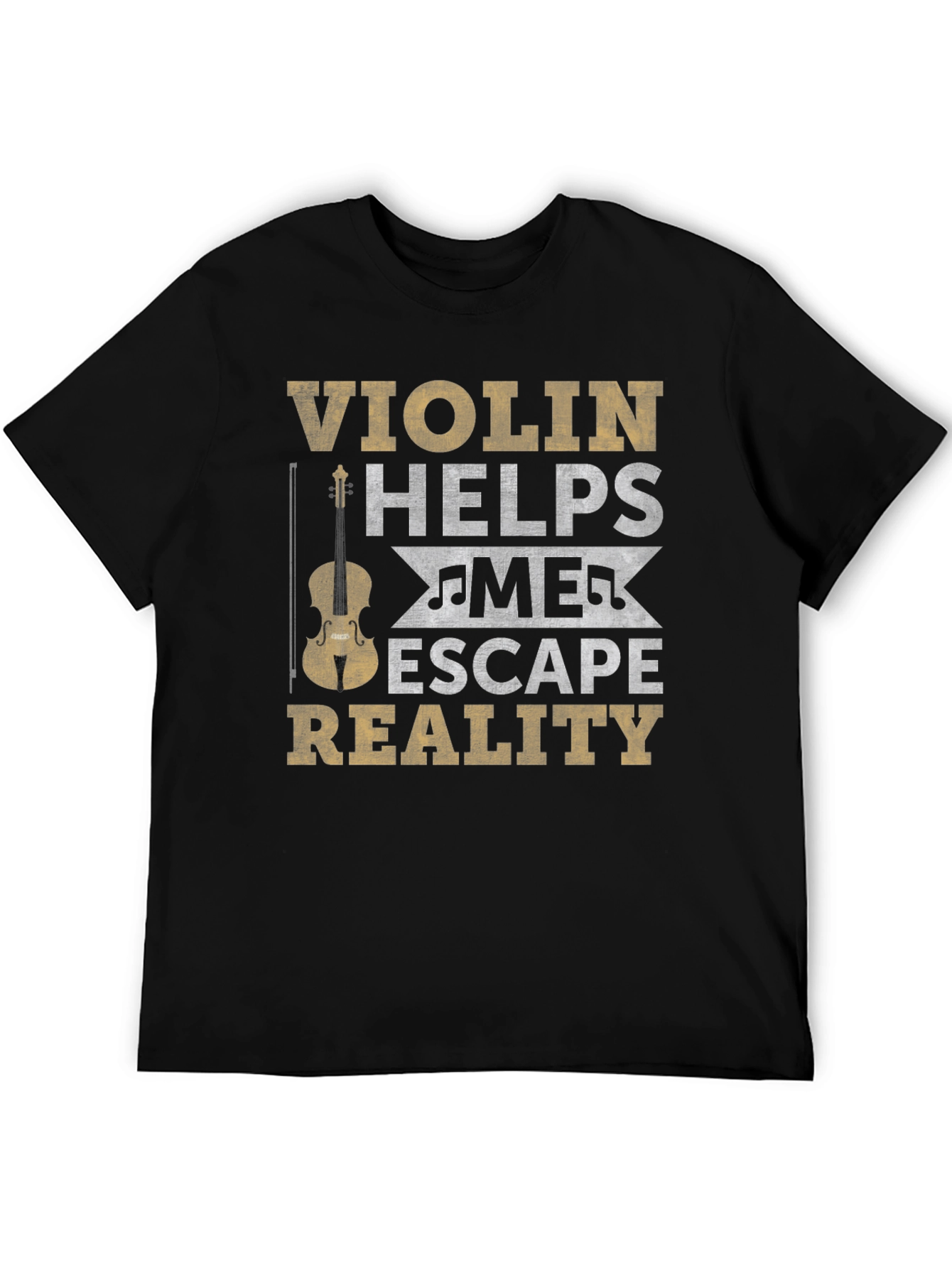 Violin Escape Reality Graphic T-Shirt