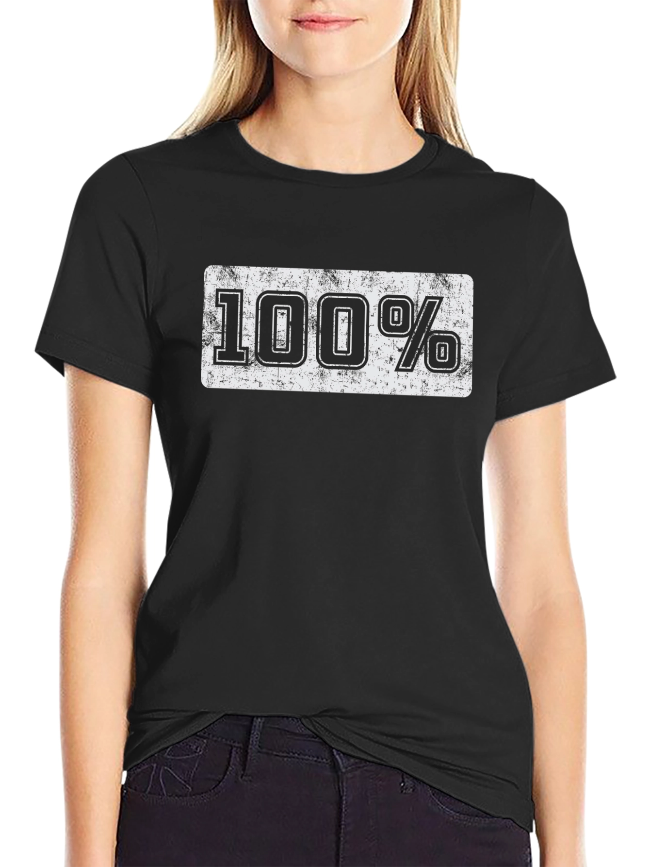 100% Graphic T-Shirt - Bold Statement Tee