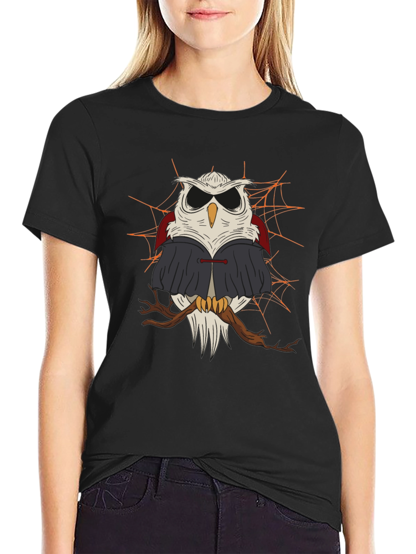 Owl Vampire T-Shirt - Halloween Tee
