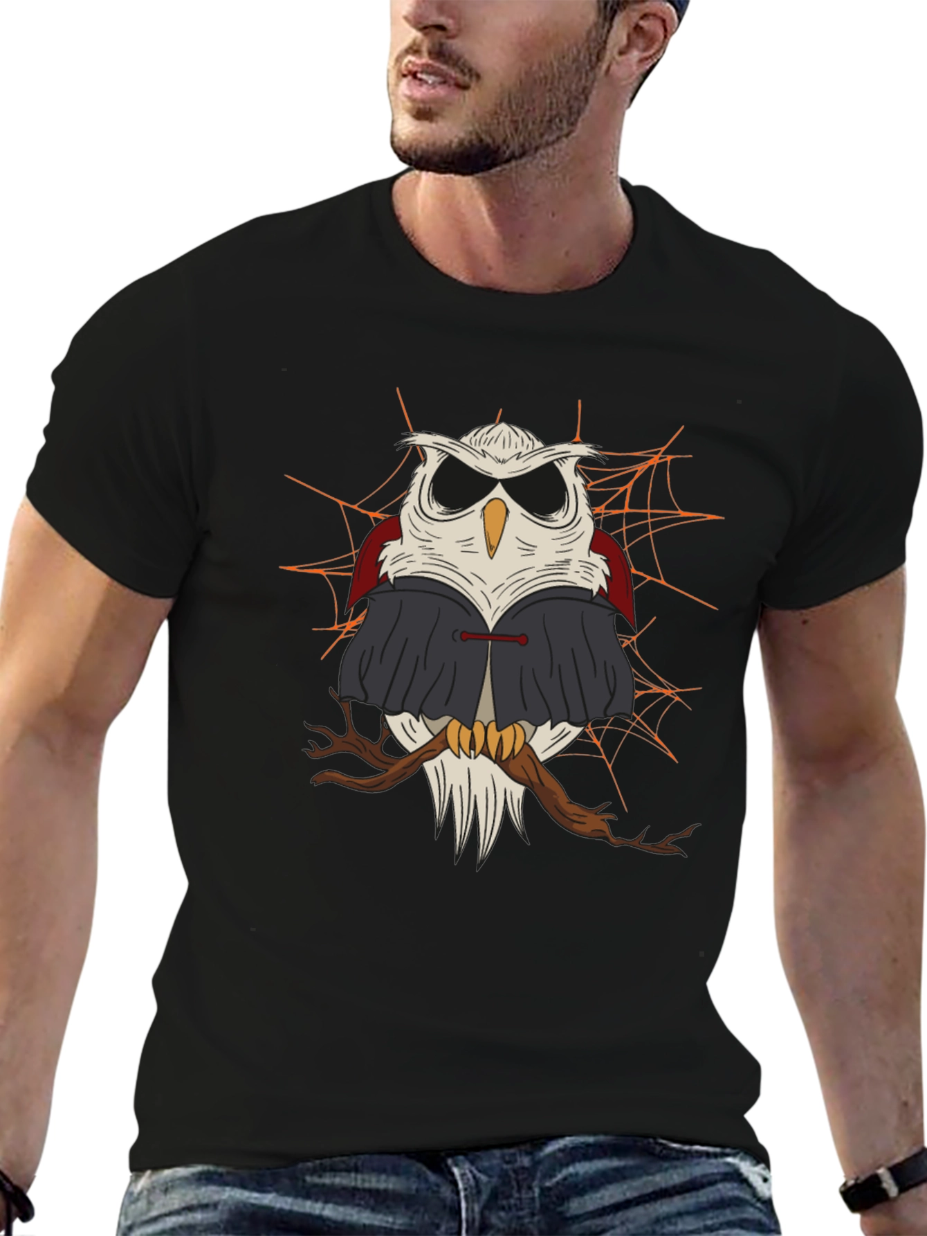 Owl Vampire T-Shirt - Halloween Tee
