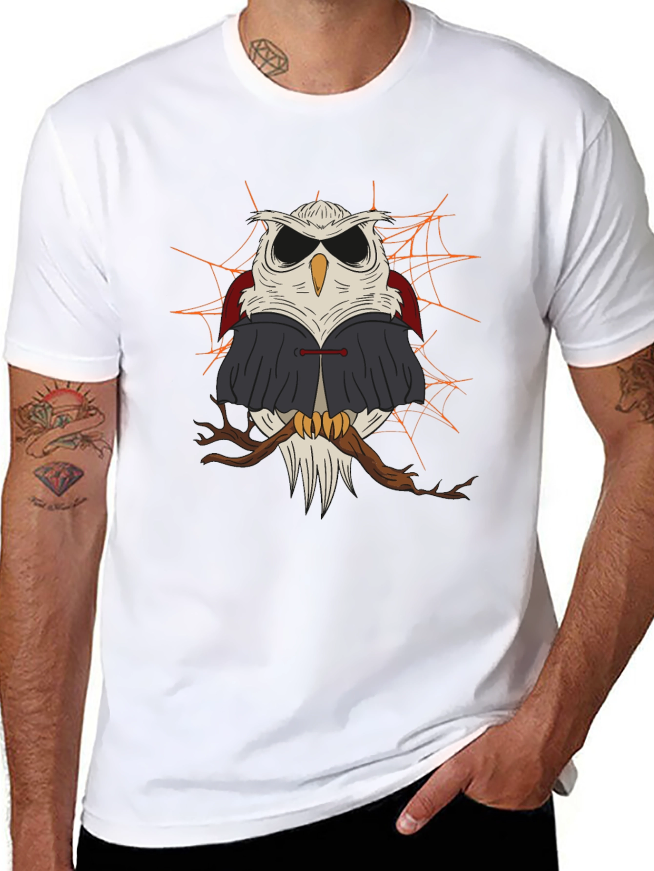 Owl Vampire T-Shirt - Halloween Tee