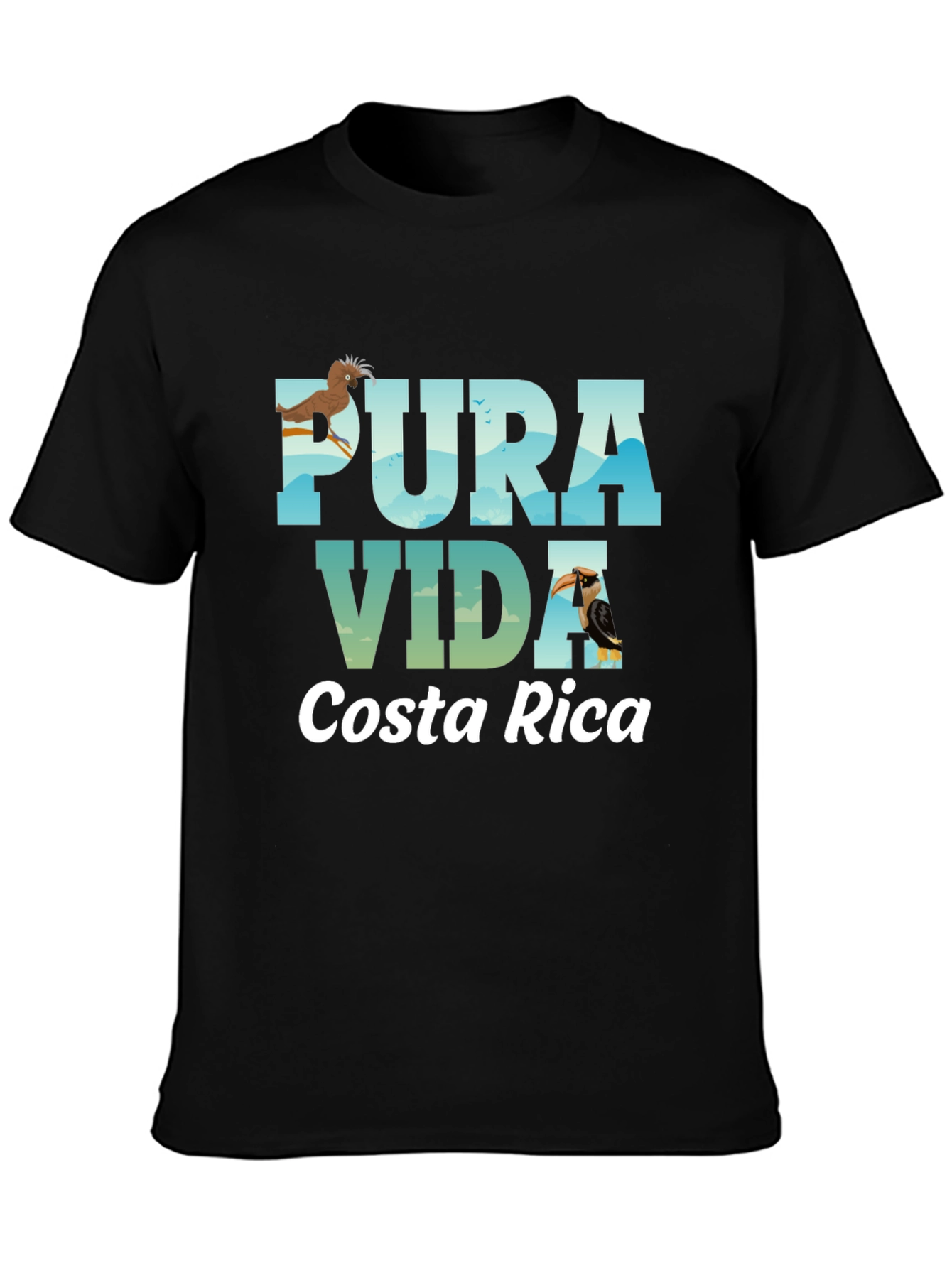Pura Vida Costa Rica Graphic T-Shirt