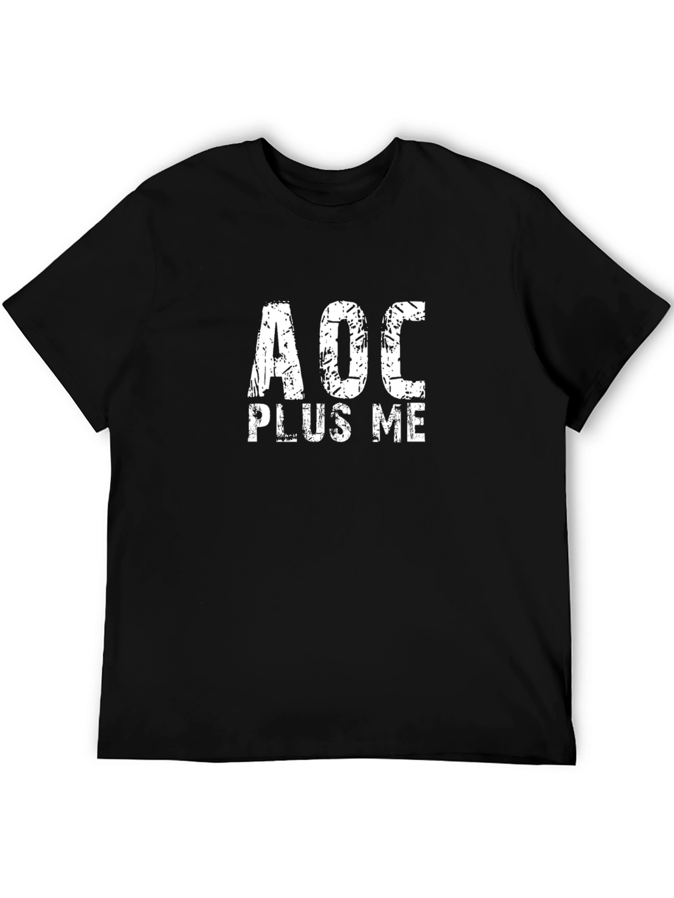 AOC Plus Me Graphic Tee - Political Statement Shirt