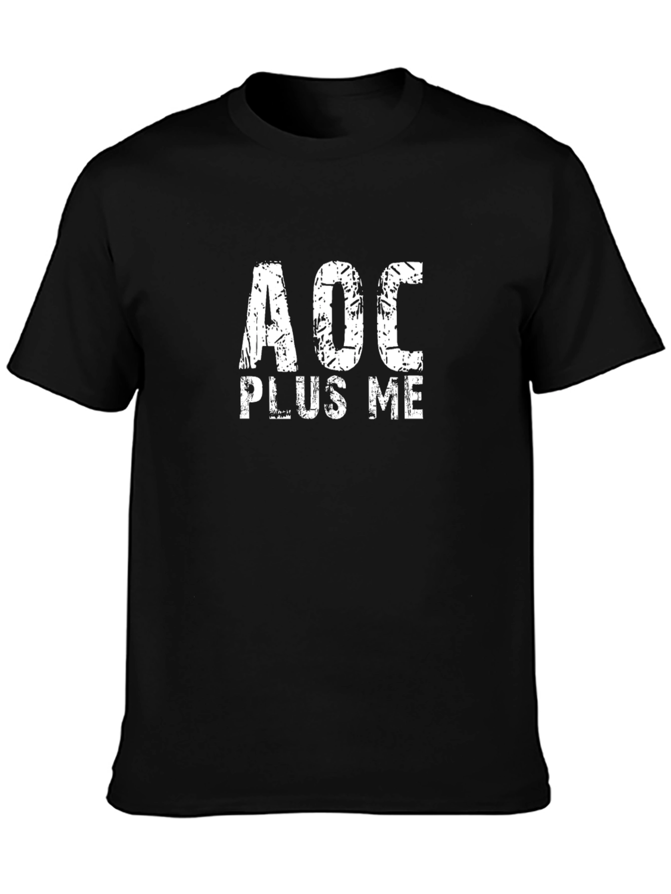 AOC Plus Me Graphic Tee - Political Statement Shirt