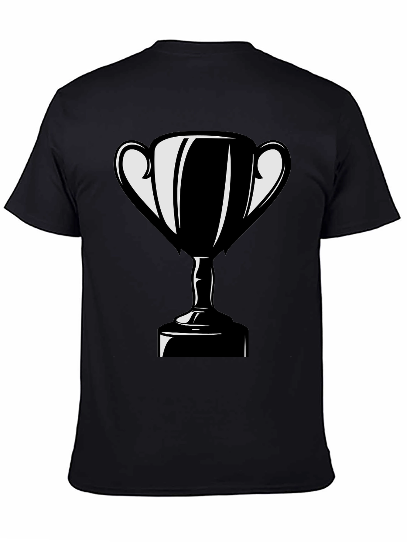 Trophy Graphic T-Shirt - Black Cotton Blend
