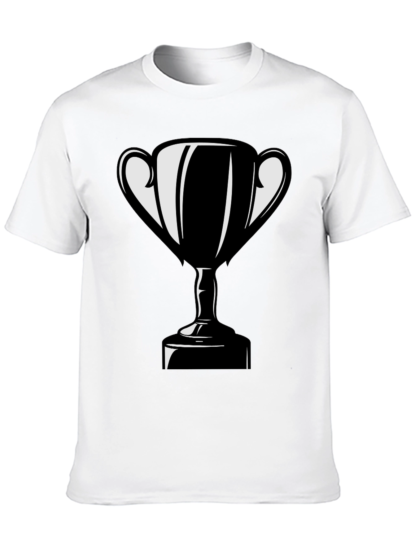 Trophy Graphic T-Shirt - Black Cotton Blend