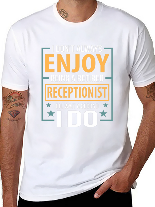 Retired Receptionist Graphic T-Shirt