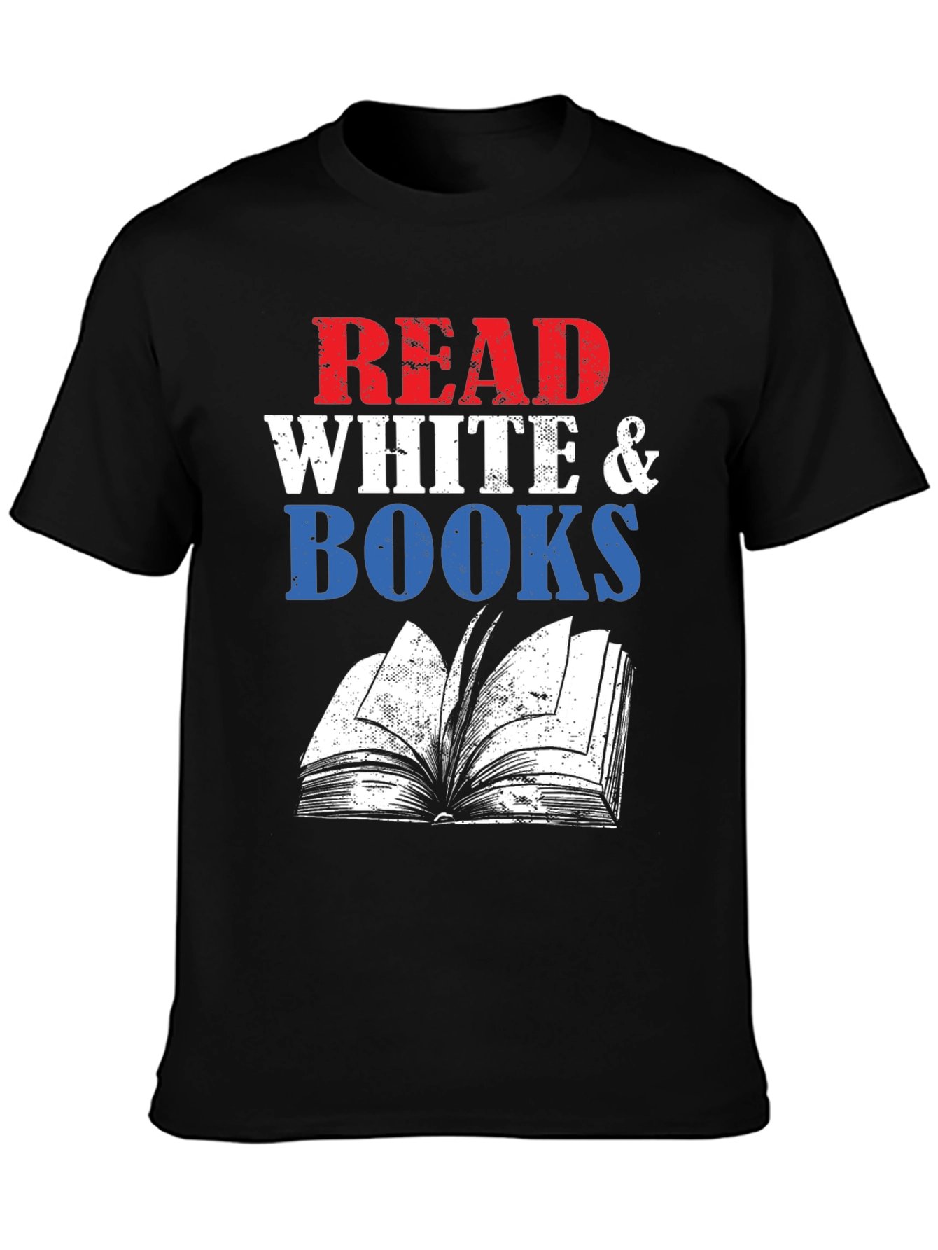 Read White & Books Patriotic T-Shirt