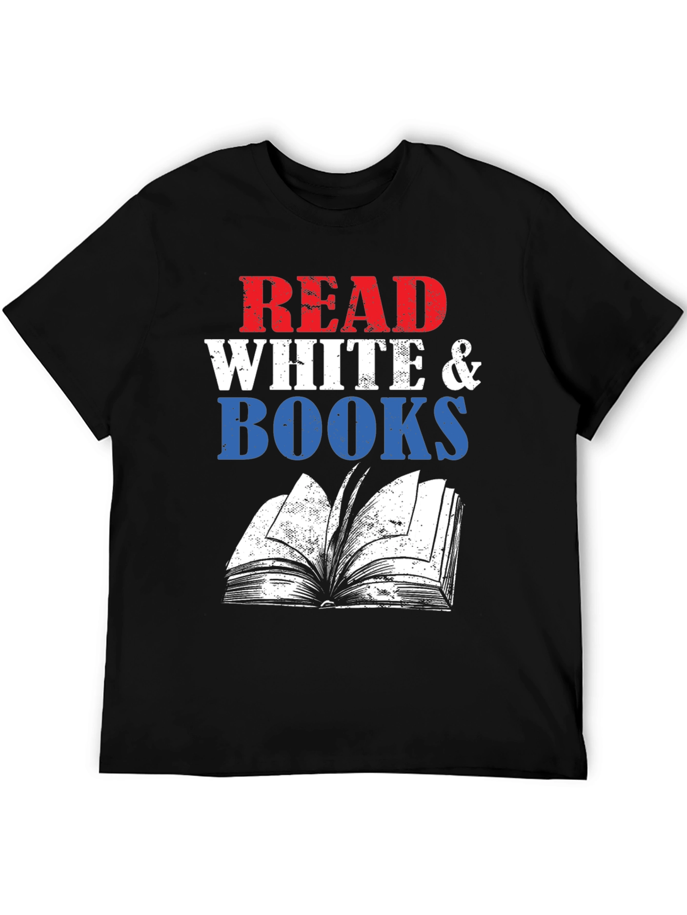 Read White & Books Patriotic T-Shirt