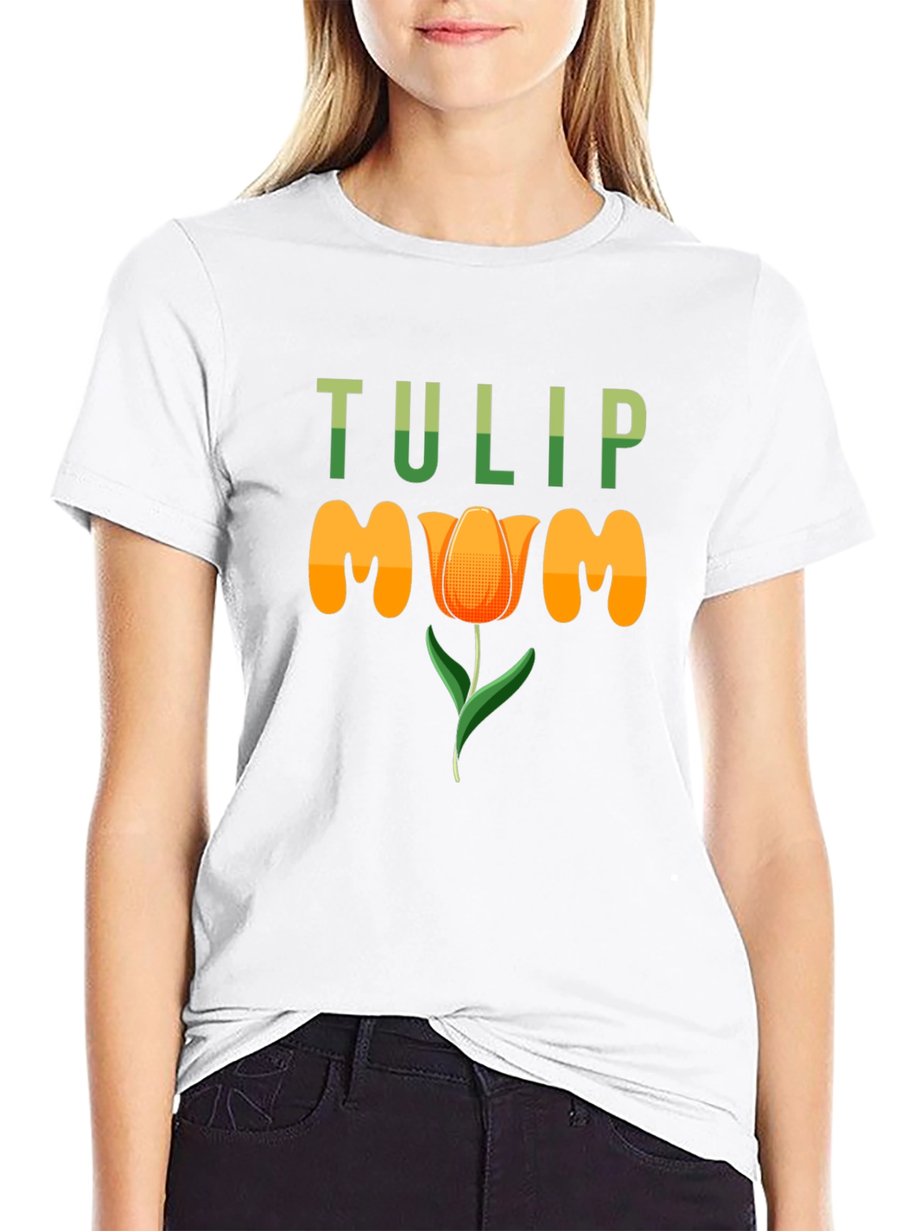 Tulip Mum T-Shirt - Floral Mothers Day Gift