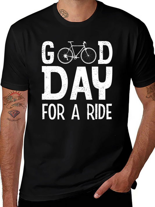 Good Day for a Ride T-Shirt - Cycling Tee