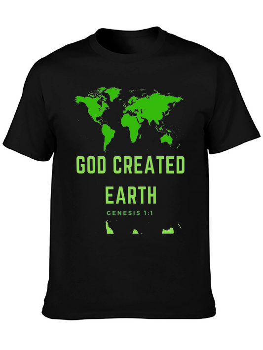 God Created Earth Christian T-Shirt