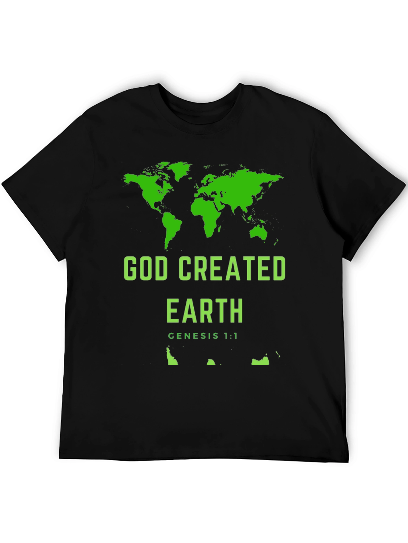God Created Earth Christian T-Shirt