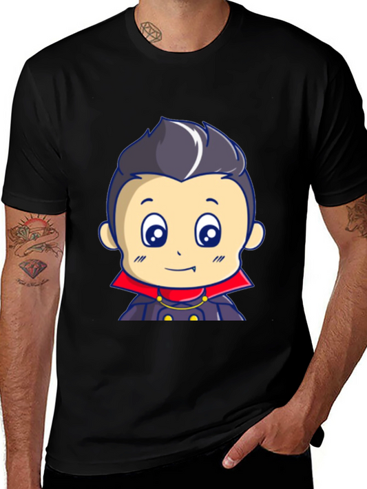 Cartoon Vampire T-Shirt - Cute Halloween Design