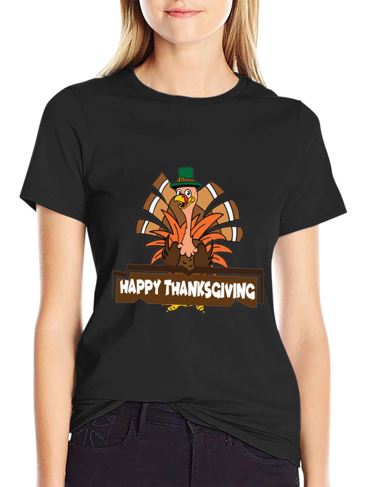 Thanksgiving Turkey T-Shirt - Holiday Graphic Tee