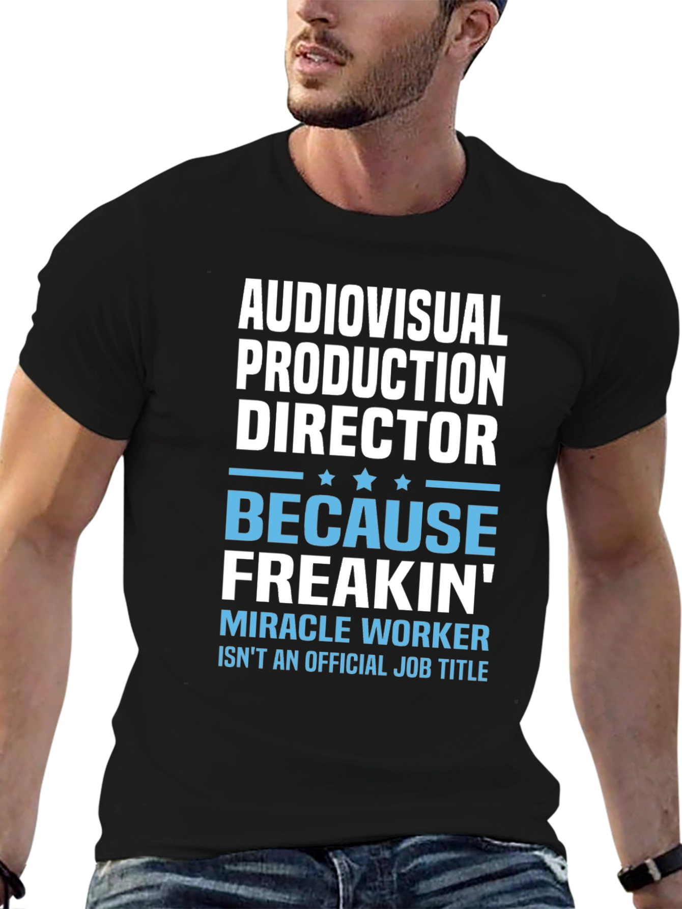Audiovisual Production Director Funny Job Title T-Shirt