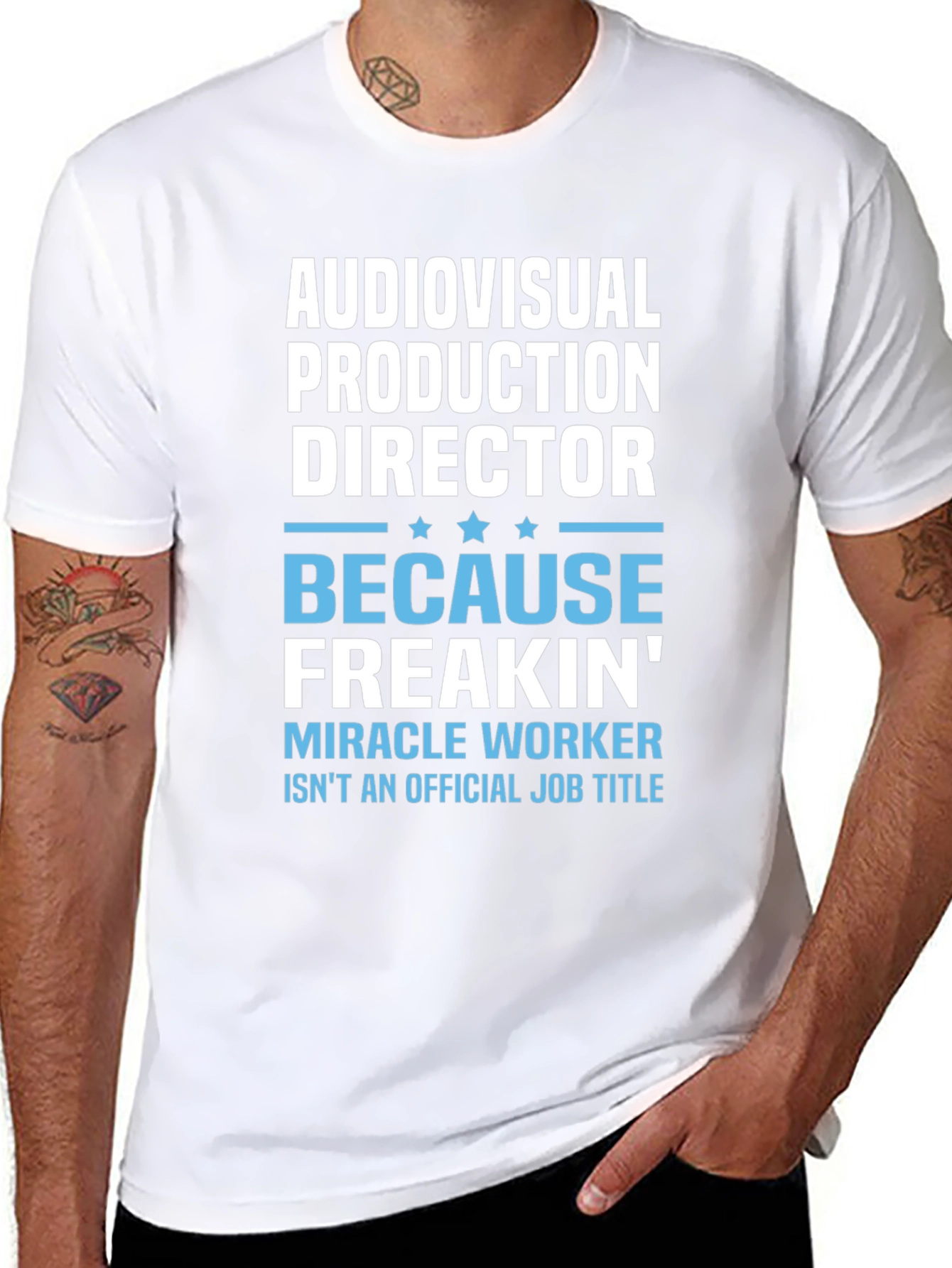 Audiovisual Production Director Funny Job Title T-Shirt