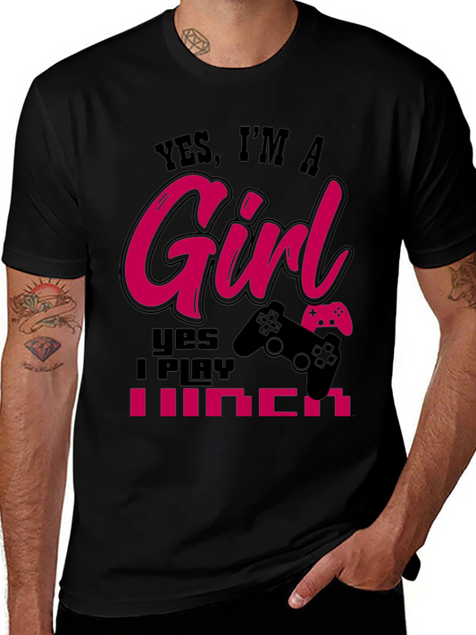 Yes Im A Girl Gamer T-Shirt