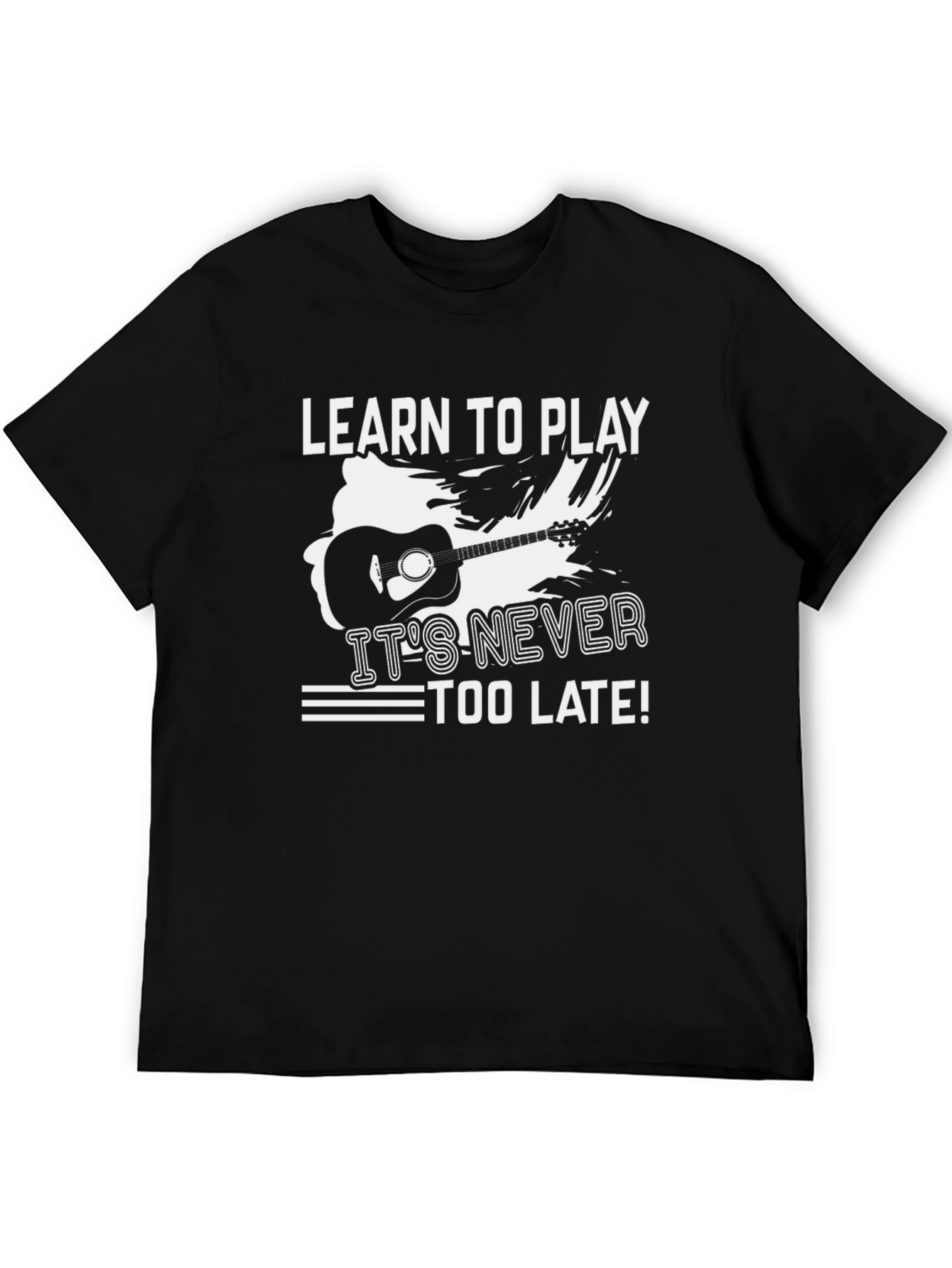 Learn to Play Guitar Graphic Tee