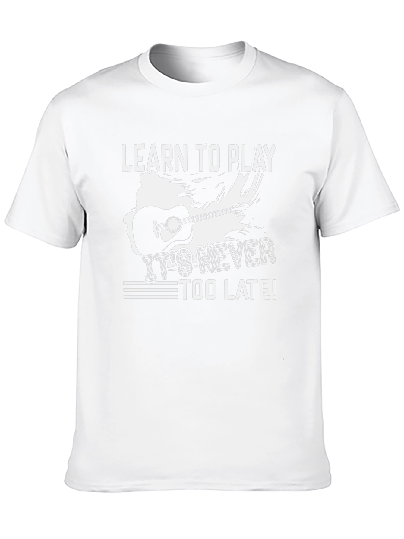Learn to Play Guitar Graphic Tee