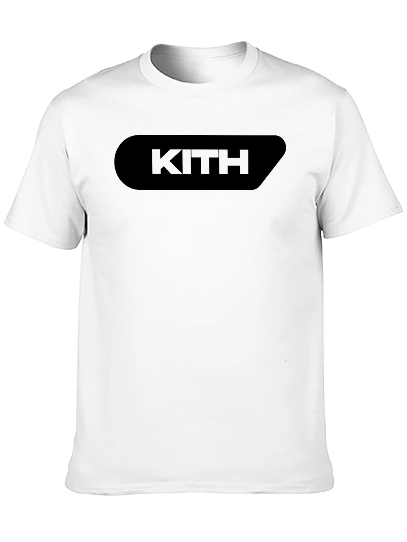 KITH Black Logo T-Shirt - Mens Fashion