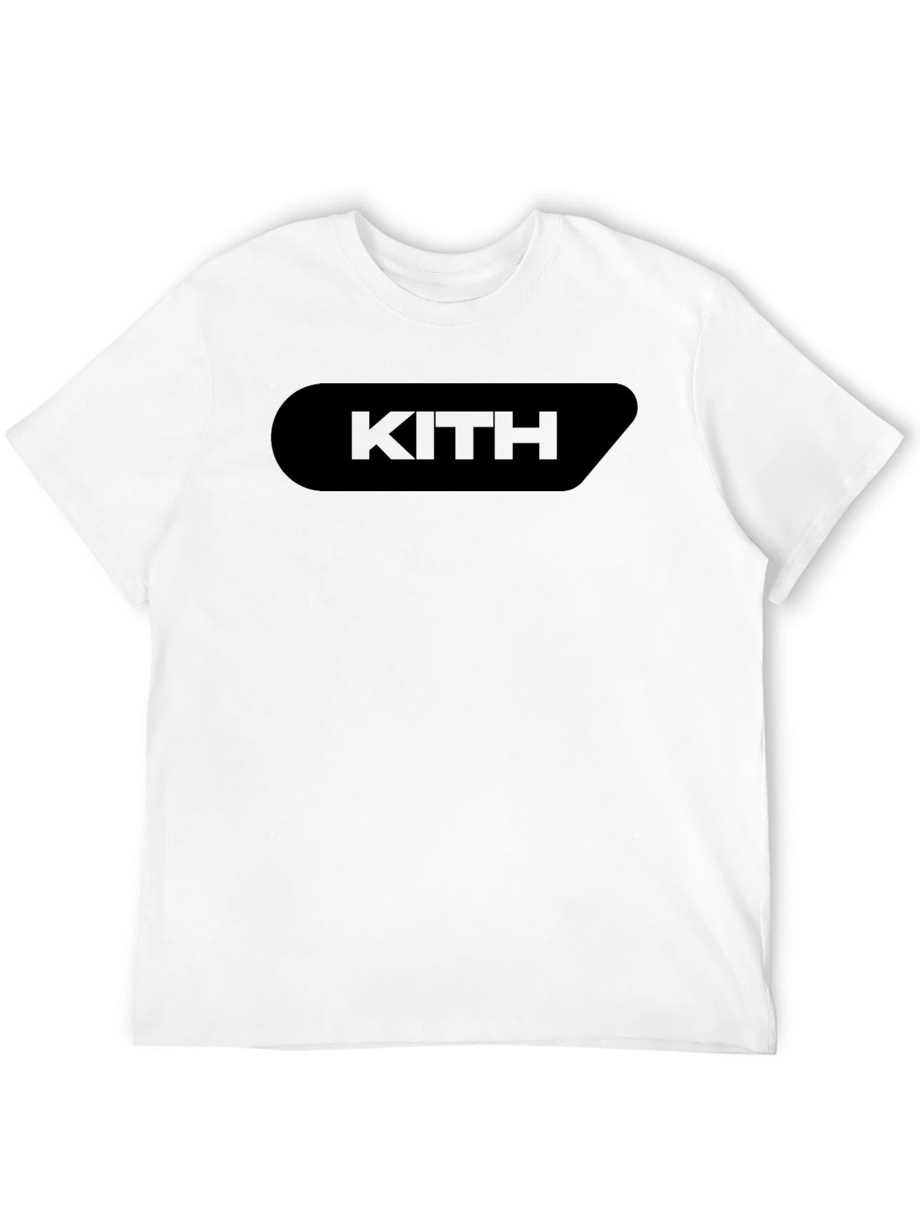KITH Black Logo T-Shirt - Mens Fashion