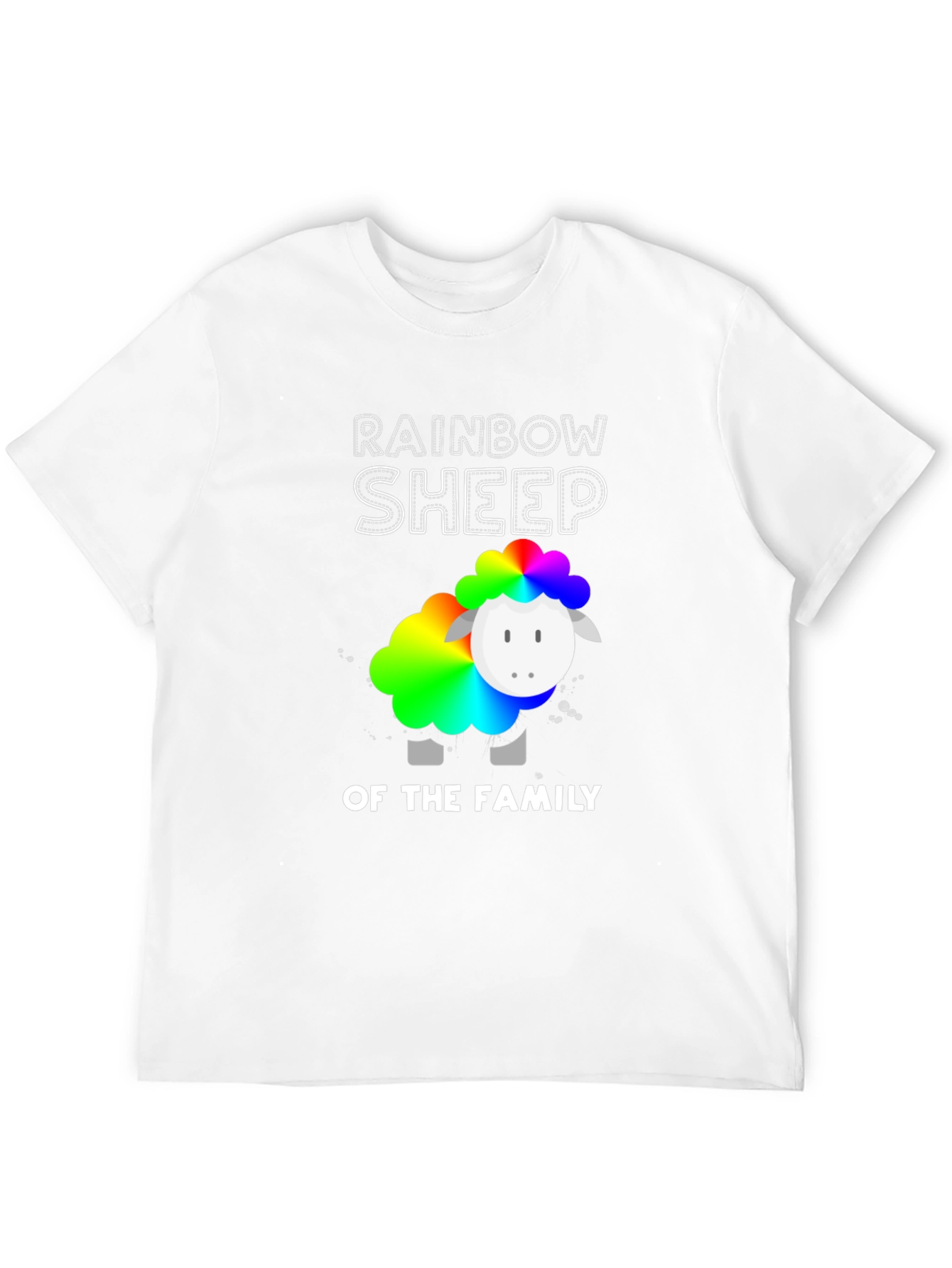 Rainbow Sheep of the Family Graphic T-Shirt