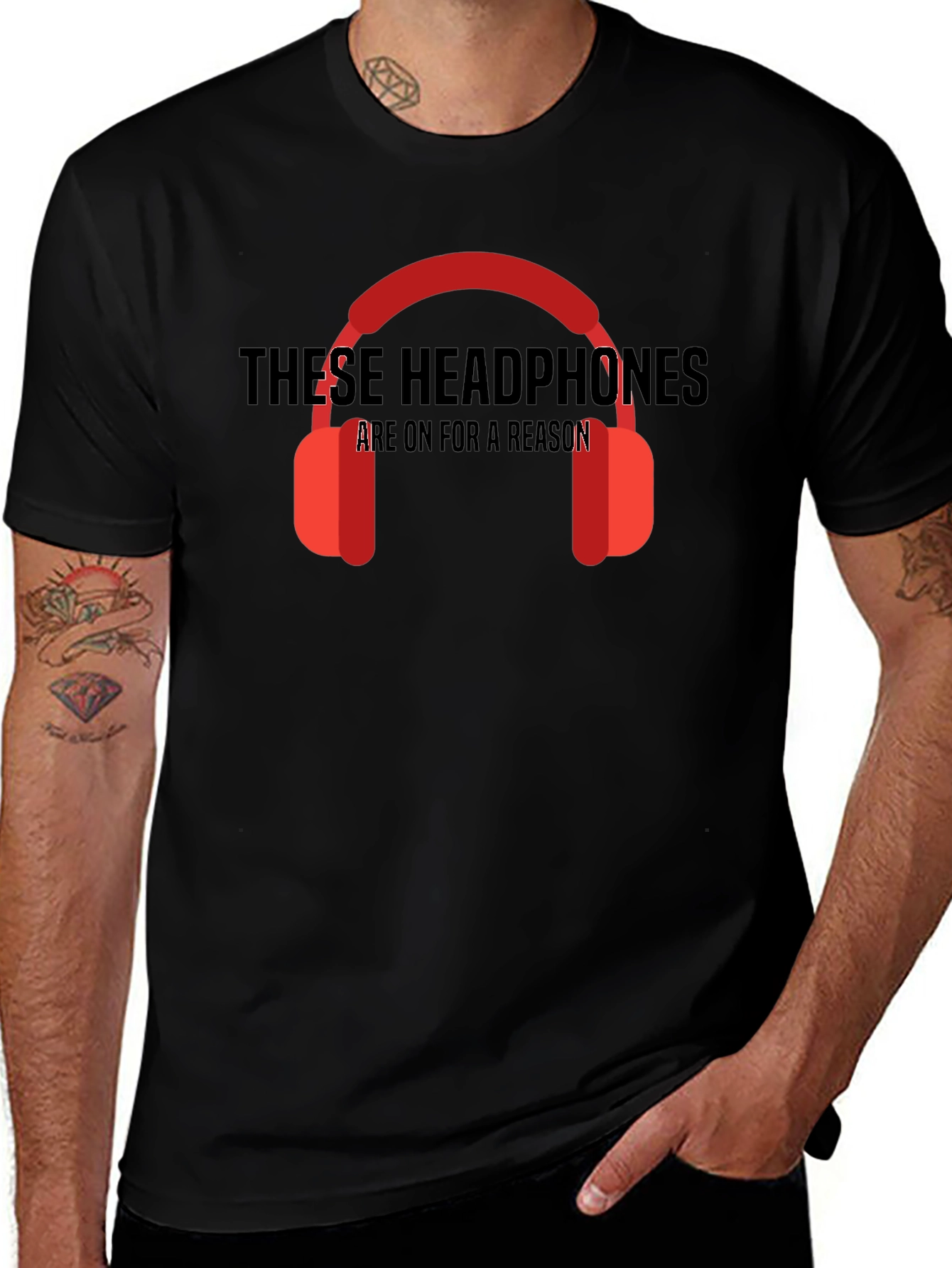 Reason Headphones Graphic Tee