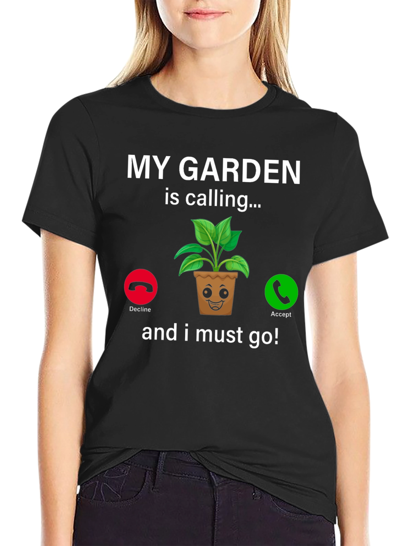 My Garden Is Calling T-Shirt Funny Gardener Tee
