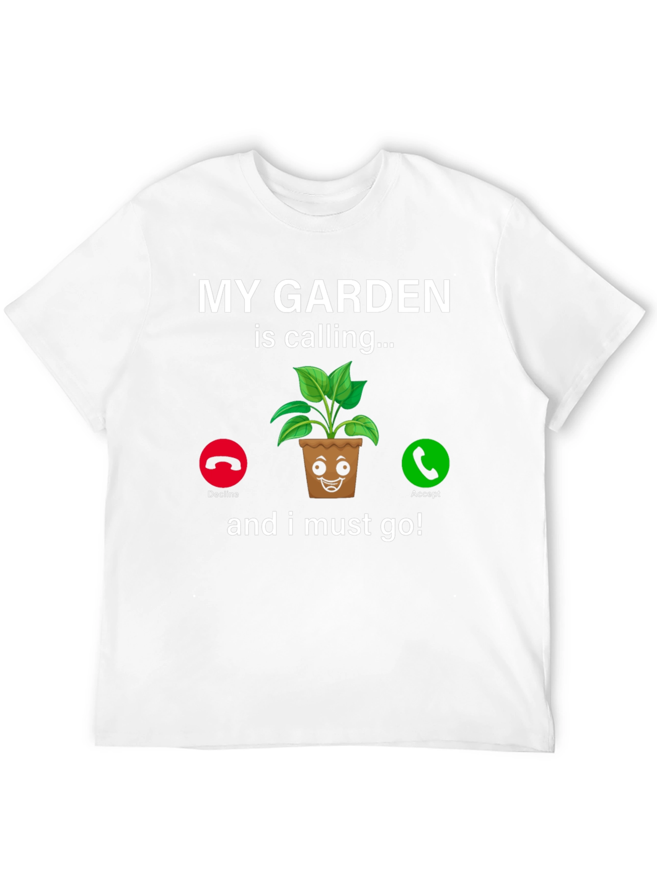 My Garden Is Calling T-Shirt Funny Gardener Tee