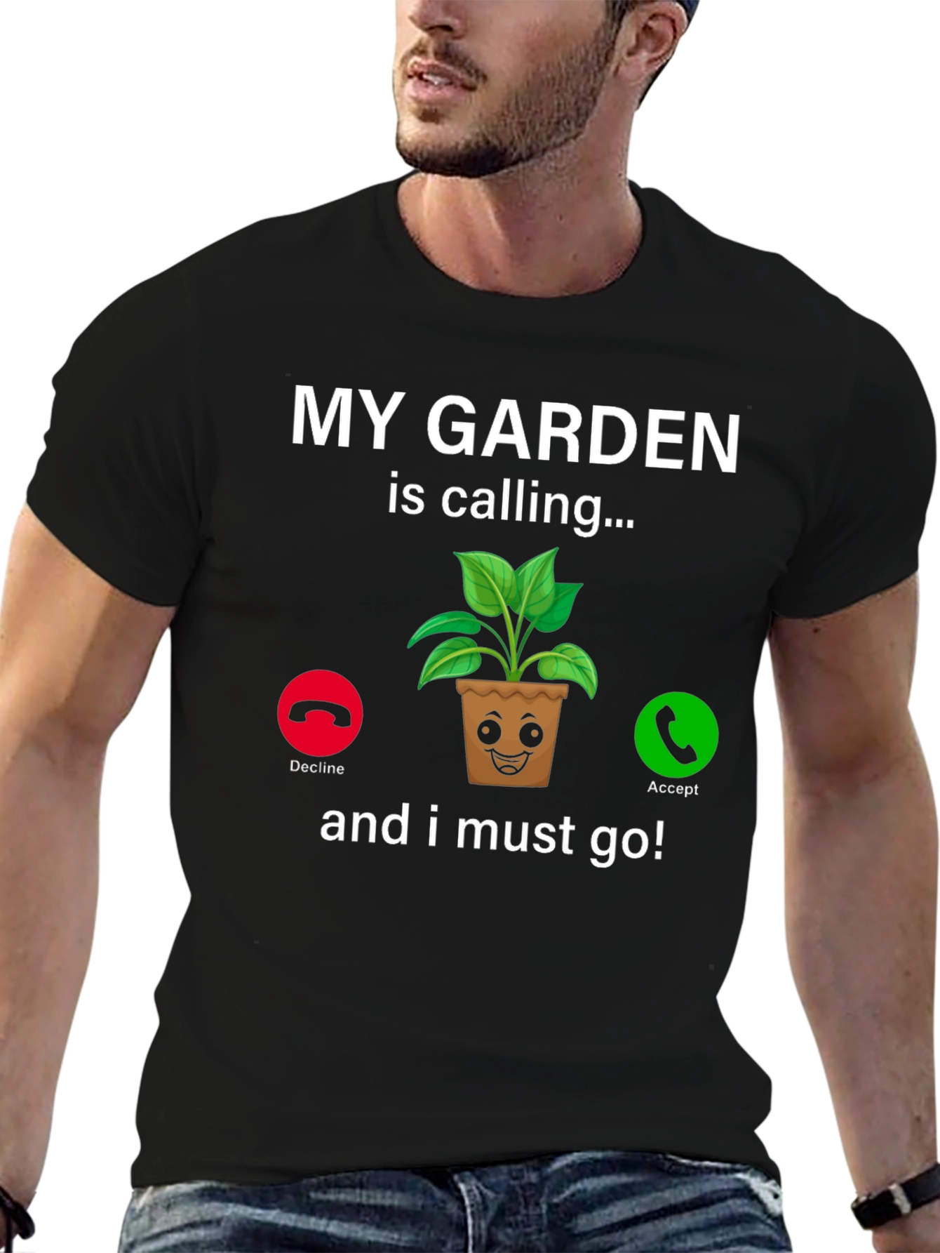 My Garden Is Calling T-Shirt Funny Gardener Tee