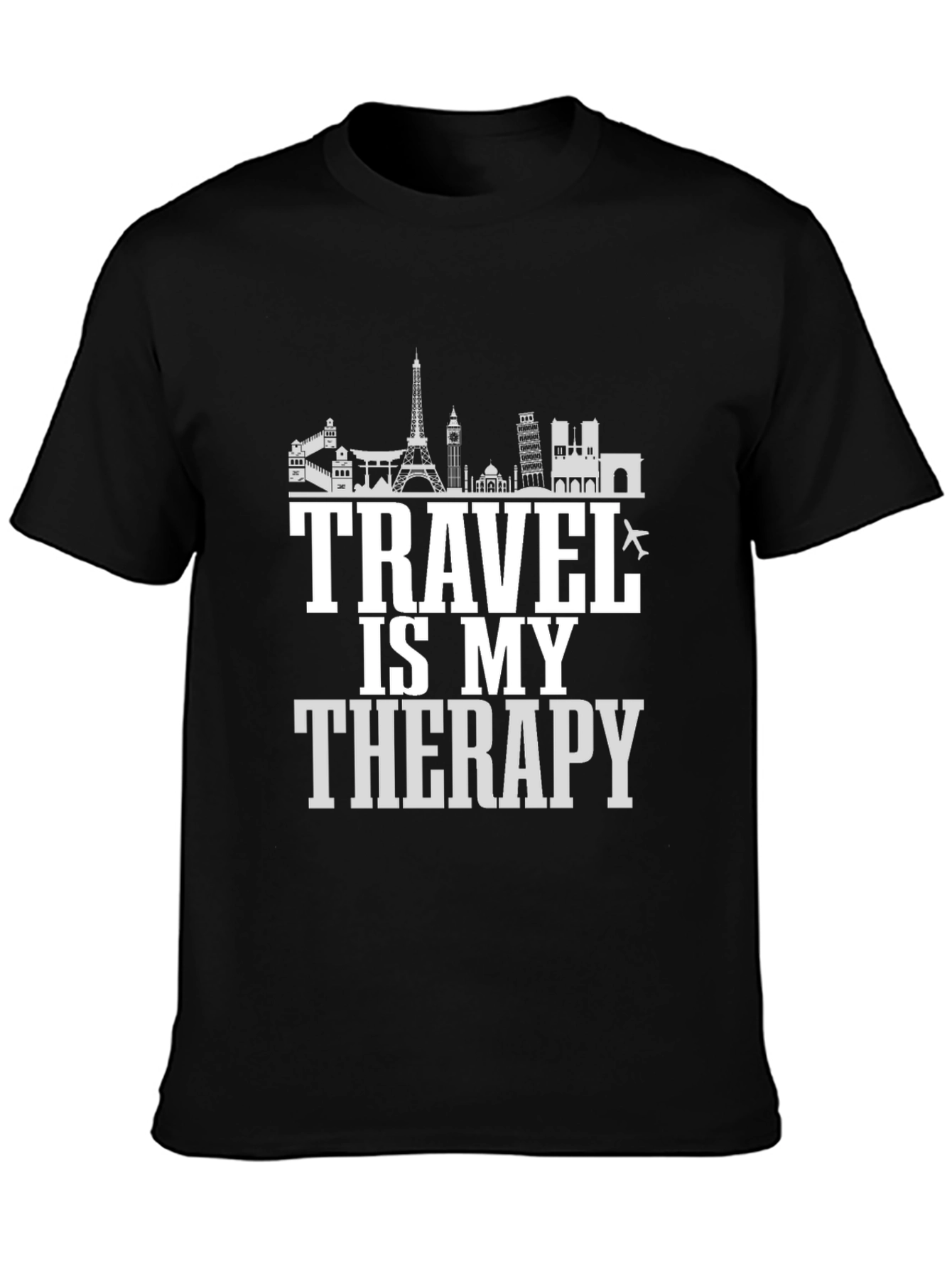 Travel Is My Therapy Graphic T-Shirt